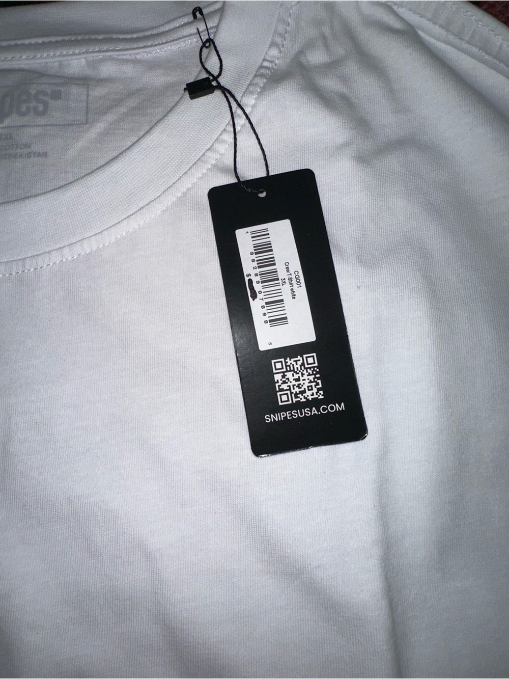 White Men's Crew Neck Shirt